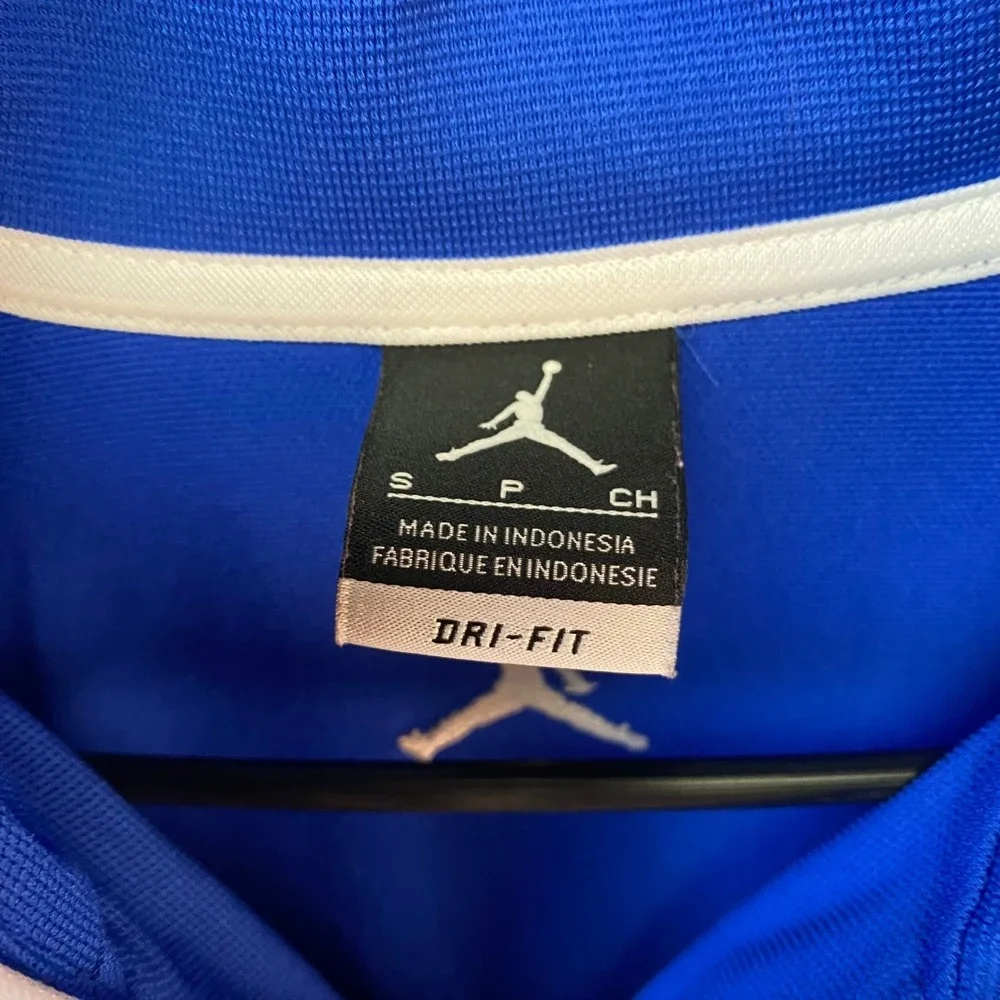 Jordan Mens FGCU Eagles Dri-FIT Full Zip Track Jacket Blue White Small Jumpman